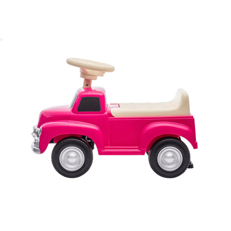 Toddlers Chevrolet 3100 Vintage Foot-To-Floor Ride-On Push Car with Music, Storage