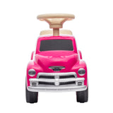 Toddlers Chevrolet 3100 Vintage Foot-To-Floor Ride-On Push Car with Music, Storage