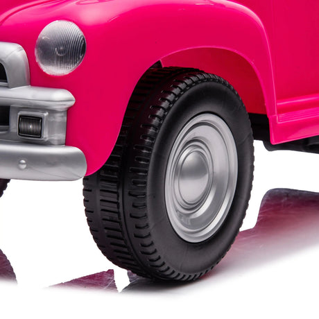 Toddlers Chevrolet 3100 Vintage Foot-To-Floor Ride-On Push Car with Music, Storage