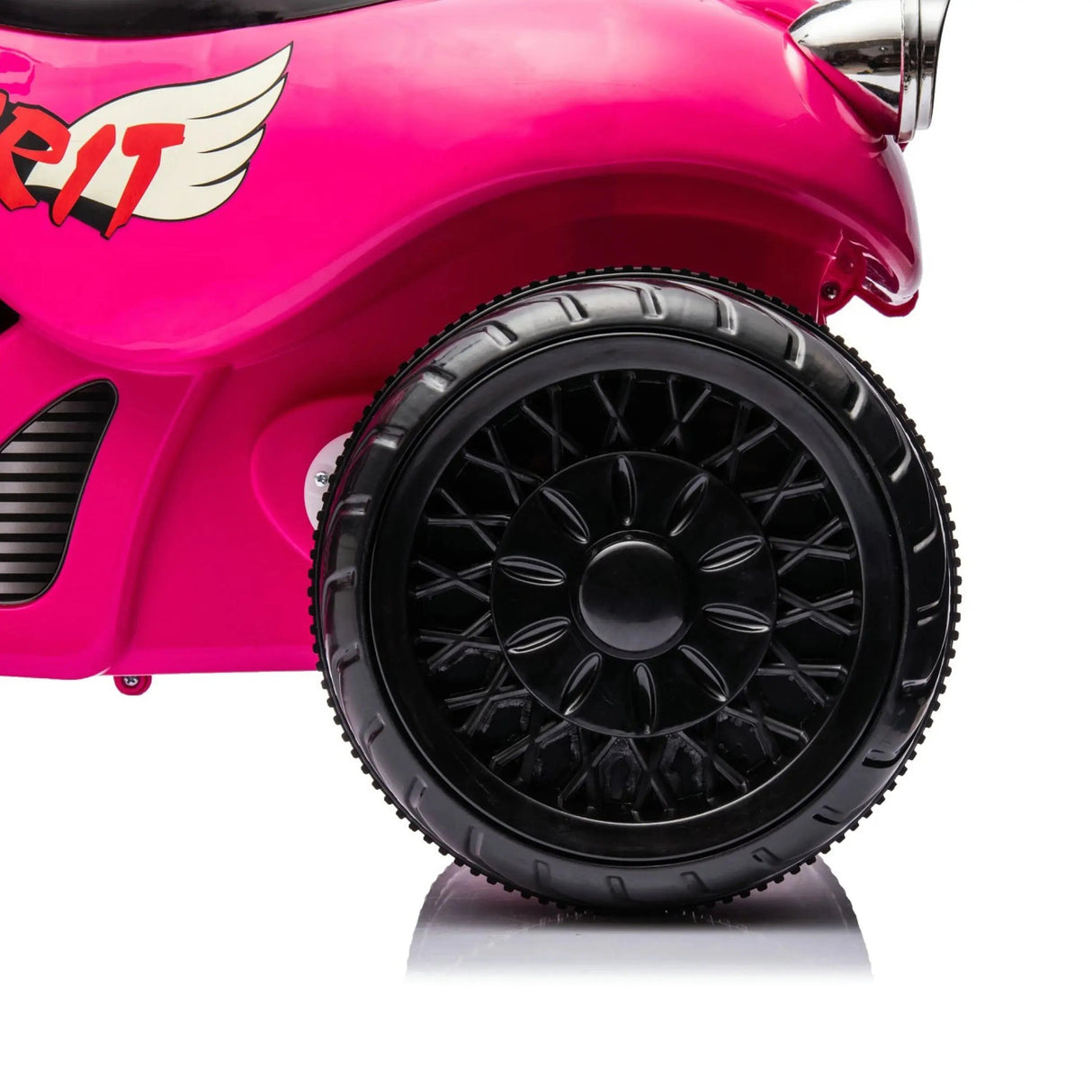 12V 35W Kids 3-Wheel Chopper-Style Cruiser Ride-On Motorcycle with LED Lights