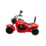 12V 35W Kids 3-Wheel Chopper-Style Cruiser Ride-On Motorcycle with LED Lights