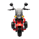 12V 35W Kids 3-Wheel Chopper-Style Cruiser Ride-On Motorcycle with LED Lights