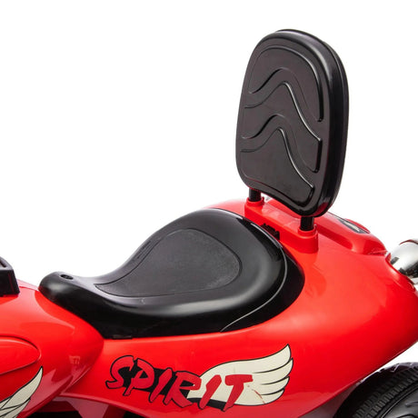 12V 35W Kids 3-Wheel Chopper-Style Cruiser Ride-On Motorcycle with LED Lights