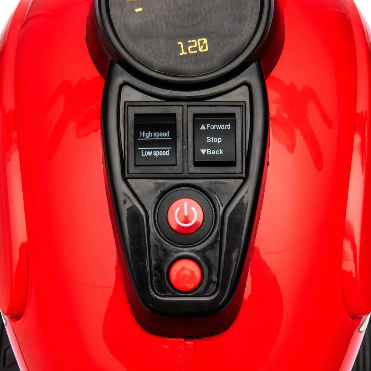 12V 35W Kids 3-Wheel Chopper-Style Cruiser Ride-On Motorcycle with LED Lights