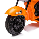 12V 35W Kids 3-Wheel Chopper-Style Cruiser Ride-On Motorcycle with LED Lights