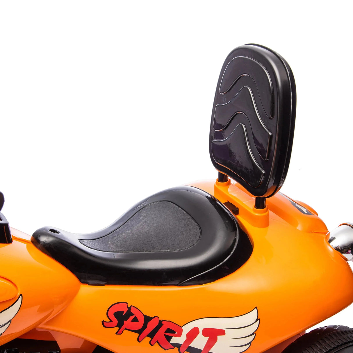 12V 35W Kids 3-Wheel Chopper-Style Cruiser Ride-On Motorcycle with LED Lights