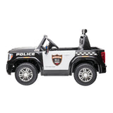 24V GMC Sierra Denali 2-Seater Police Edition Ride-On Truck with EVA Tires, Emergency Siren and Lights, Music, Remote