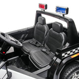 24V GMC Sierra Denali 2-Seater Police Edition Ride-On Truck with EVA Tires, Emergency Siren and Lights, Music, Remote