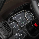 24V GMC Sierra Denali 2-Seater Police Edition Ride-On Truck with EVA Tires, Emergency Siren and Lights, Music, Remote