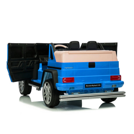 12V Mercedes Maybach G650 Landaulet 1-Seater 4X4 Ride-On Truck with EVA Tires, LED Lights, Music, Remote