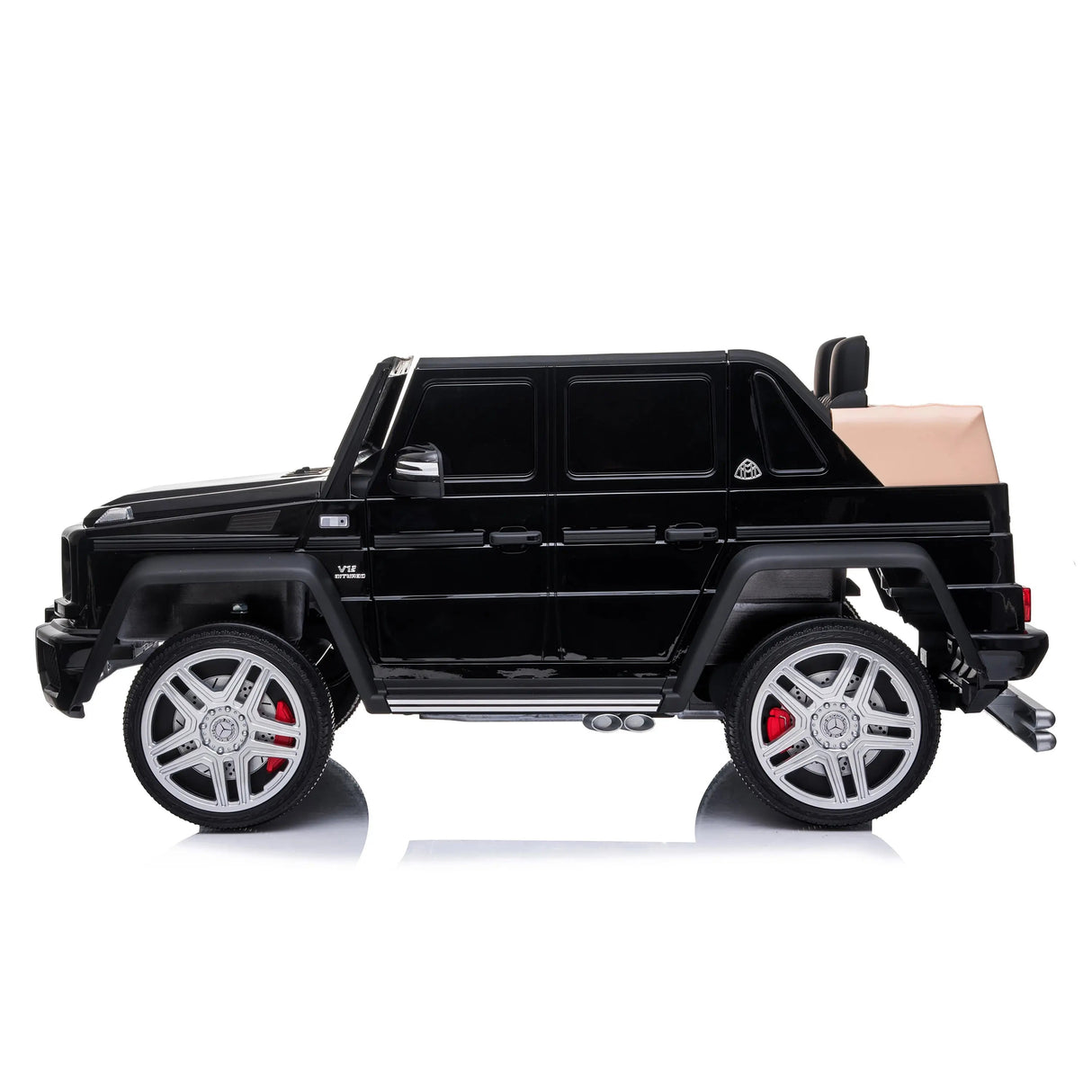 12V Mercedes Maybach G650 Landaulet 1-Seater 4X4 Ride-On Truck with EVA Tires, LED Lights, Music, Remote