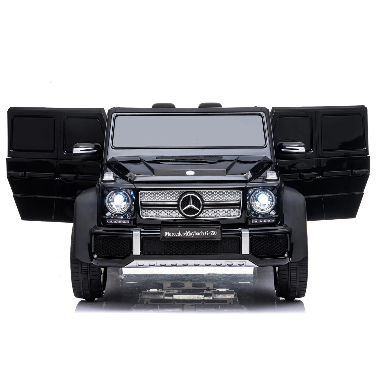 12V Mercedes Maybach G650 Landaulet 1-Seater 4X4 Ride-On Truck with EVA Tires, LED Lights, Music, Remote