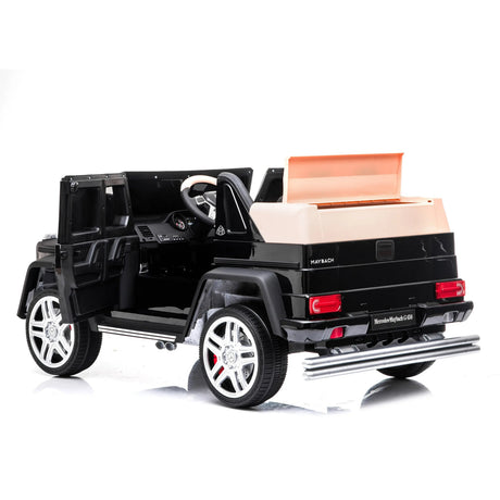 12V Mercedes Maybach G650 Landaulet 1-Seater 4X4 Ride-On Truck with EVA Tires, LED Lights, Music, Remote