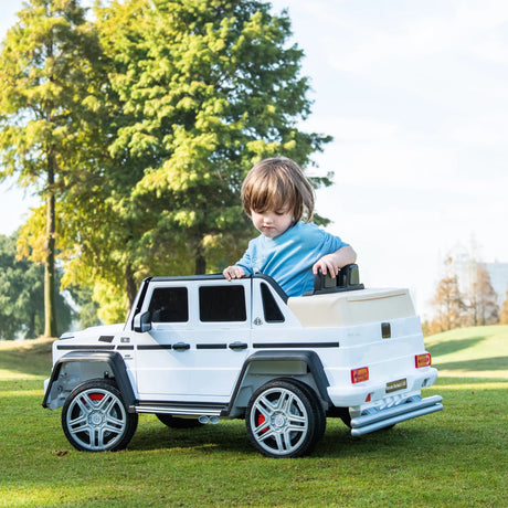 12V Mercedes Maybach G650 Landaulet 1-Seater 4X4 Ride-On Truck with EVA Tires, LED Lights, Music, Remote