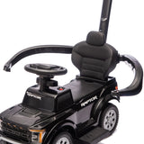 3-In-1 Licensed Ford Raptor Ride-On Push Car with Detachable Parent Handle, Guardrails