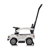 3-In-1 Licensed Ford Raptor Ride-On Push Car with Detachable Parent Handle, Guardrails