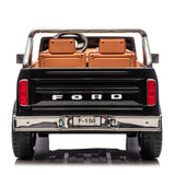 24V Ford 150 Vintage 2-Seater 4X4 AWD Ride-On Truck with EVA Tires, Music, Remote