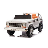 24V Ford 150 Vintage 2-Seater 4X4 AWD Ride-On Truck with EVA Tires, Music, Remote