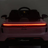 24V Porsche Macan Turbo EV Ride-On SUV with EVA Tires, LED Lights, Music, Remote