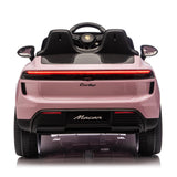 24V Porsche Macan Turbo EV Ride-On SUV with EVA Tires, LED Lights, Music, Remote