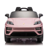 24V Porsche Macan Turbo EV Ride-On SUV with EVA Tires, LED Lights, Music, Remote