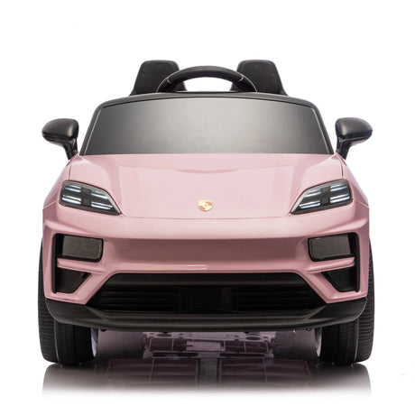 24V Porsche Macan Turbo EV Ride-On SUV with EVA Tires, LED Lights, Music, Remote