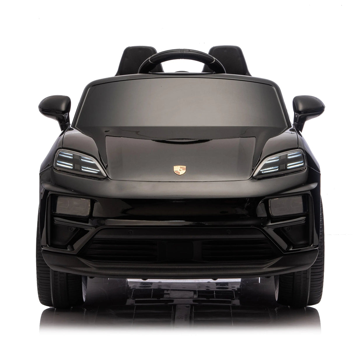 24V Porsche Macan Turbo EV Ride-On SUV with EVA Tires, LED Lights, Music, Remote