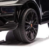 24V Porsche Macan Turbo EV Ride-On SUV with EVA Tires, LED Lights, Music, Remote