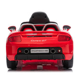 12V Porsche Carrera GT 1-Seater Ride-On Car with EVA Tires, Music, Remote