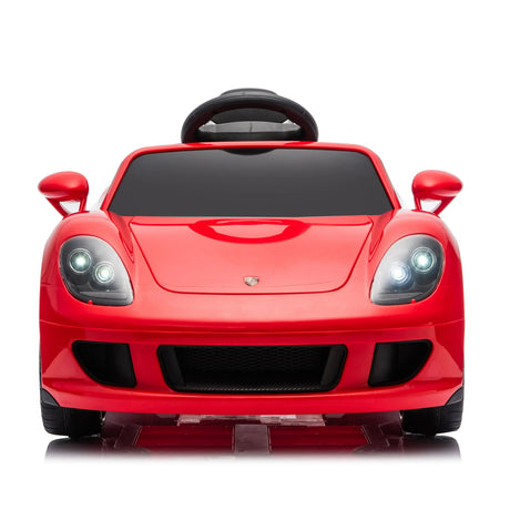 12V Porsche Carrera GT 1-Seater Ride-On Car with EVA Tires, Music, Remote