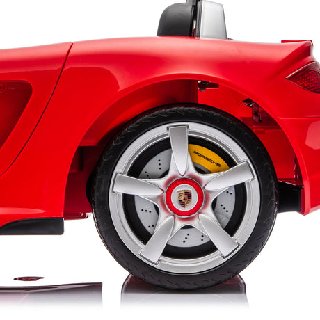 12V Porsche Carrera GT 1-Seater Ride-On Car with EVA Tires, Music, Remote