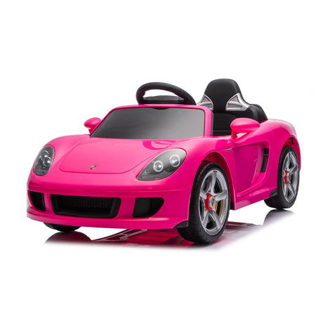 12V Porsche Carrera GT 1-Seater Ride-On Car with EVA Tires, Music, Remote