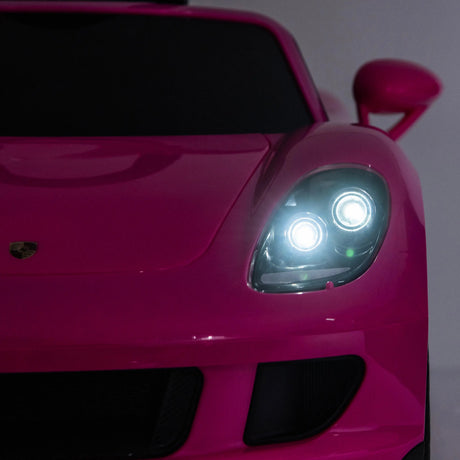 12V Porsche Carrera GT 1-Seater Ride-On Car with EVA Tires, Music, Remote