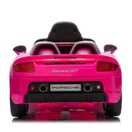12V Porsche Carrera GT 1-Seater Ride-On Car with EVA Tires, Music, Remote
