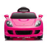 12V Porsche Carrera GT 1-Seater Ride-On Car with EVA Tires, Music, Remote