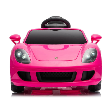 12V Porsche Carrera GT 1-Seater Ride-On Car with EVA Tires, Music, Remote