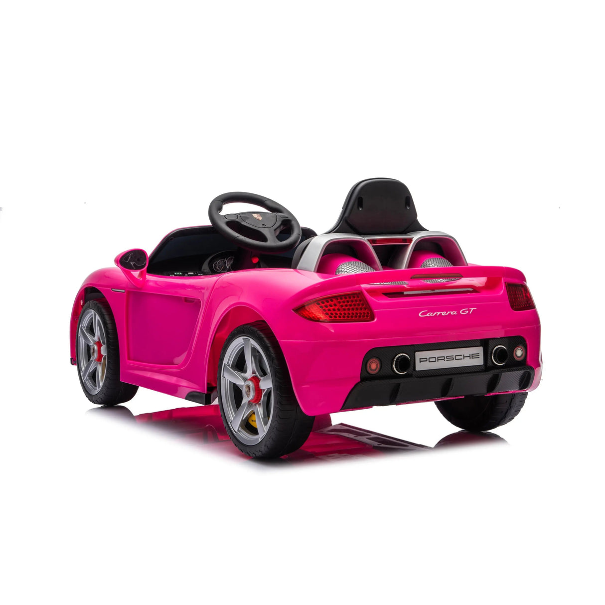 12V Porsche Carrera GT 1-Seater Ride-On Car with EVA Tires, Music, Remote