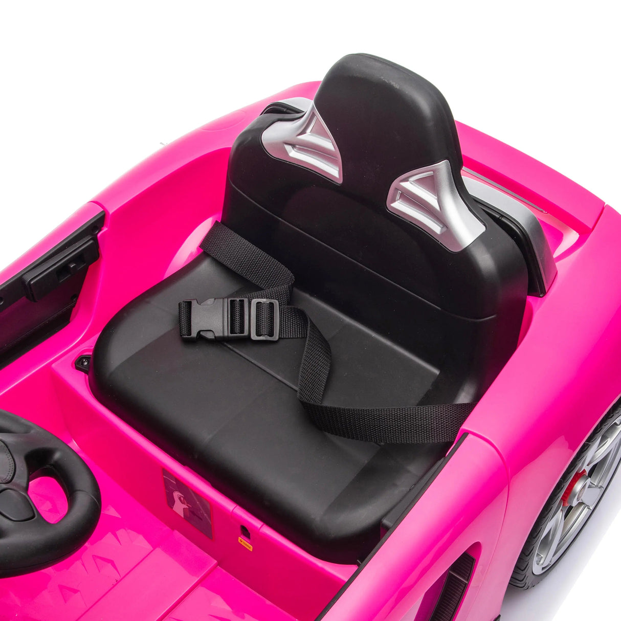 12V Porsche Carrera GT 1-Seater Ride-On Car with EVA Tires, Music, Remote