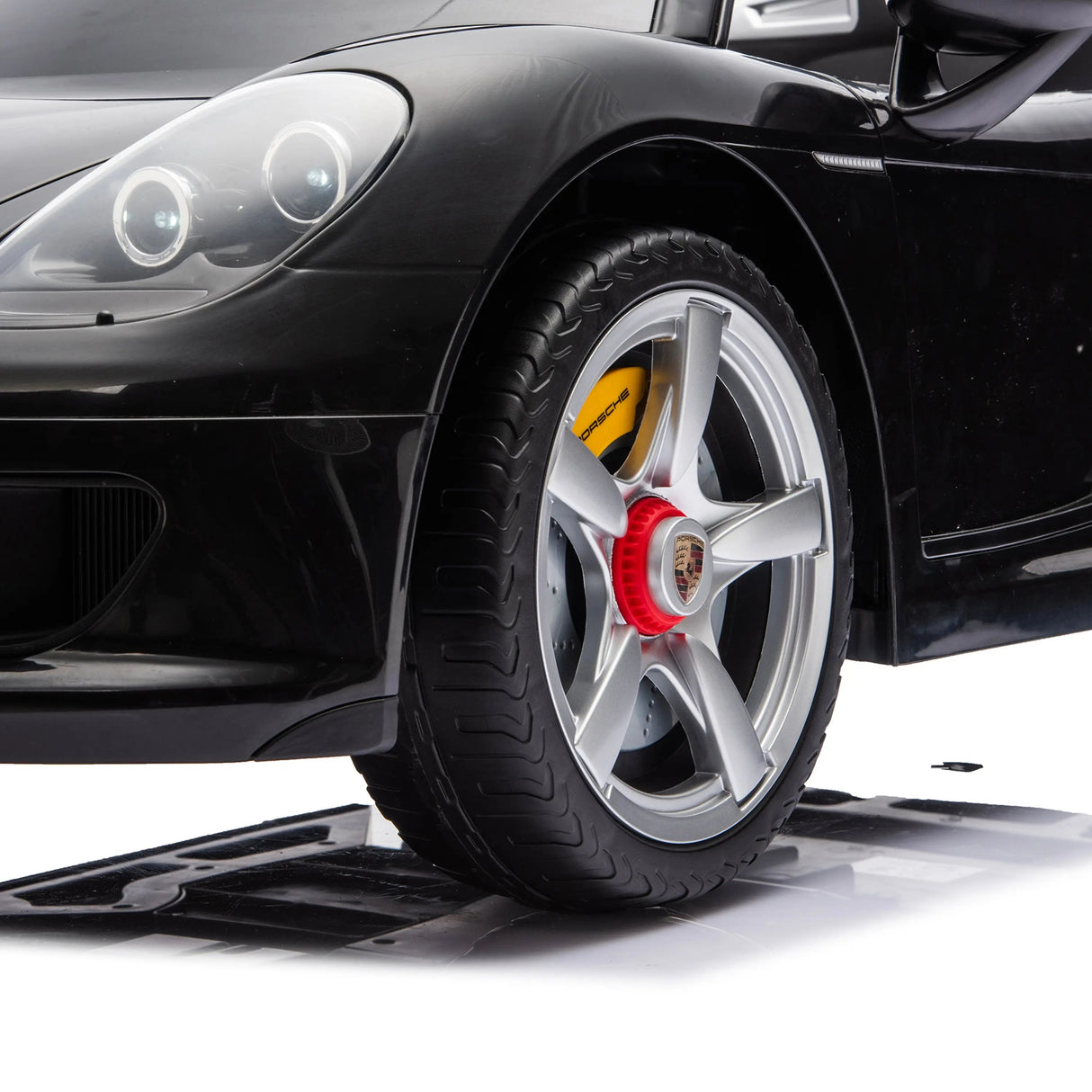 12V Porsche Carrera GT 1-Seater Ride-On Car with EVA Tires, Music, Remote