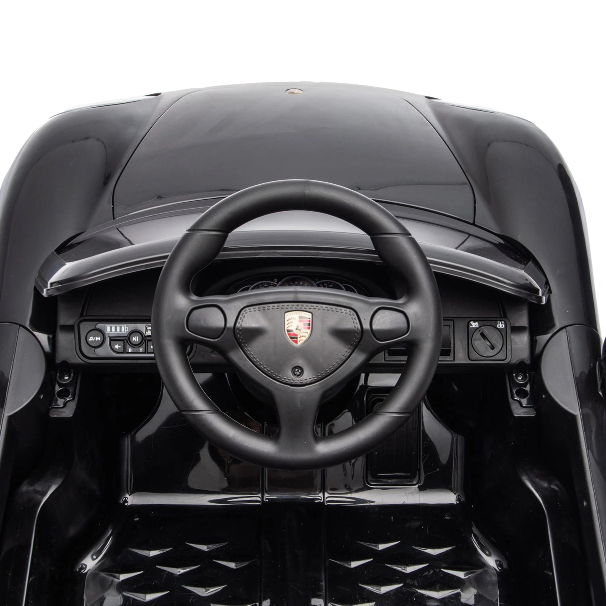 12V Porsche Carrera GT 1-Seater Ride-On Car with EVA Tires, Music, Remote