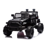 12V Kids Ranger 4X4 Ride-On Jeep-Style Truck with EVA Tires, LED Lights, Music, Remote