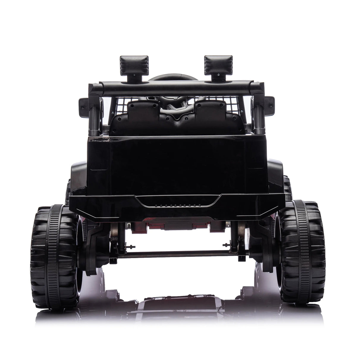 12V Kids Ranger 4X4 Ride-On Jeep-Style Truck with EVA Tires, LED Lights, Music, Remote