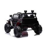 12V Kids Ranger 4X4 Ride-On Jeep-Style Truck with EVA Tires, LED Lights, Music, Remote