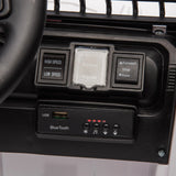 12V Kids Ranger 4X4 Ride-On Jeep-Style Truck with EVA Tires, LED Lights, Music, Remote