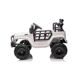 12V Kids Ranger 4X4 Ride-On Jeep-Style Truck with EVA Tires, LED Lights, Music, Remote