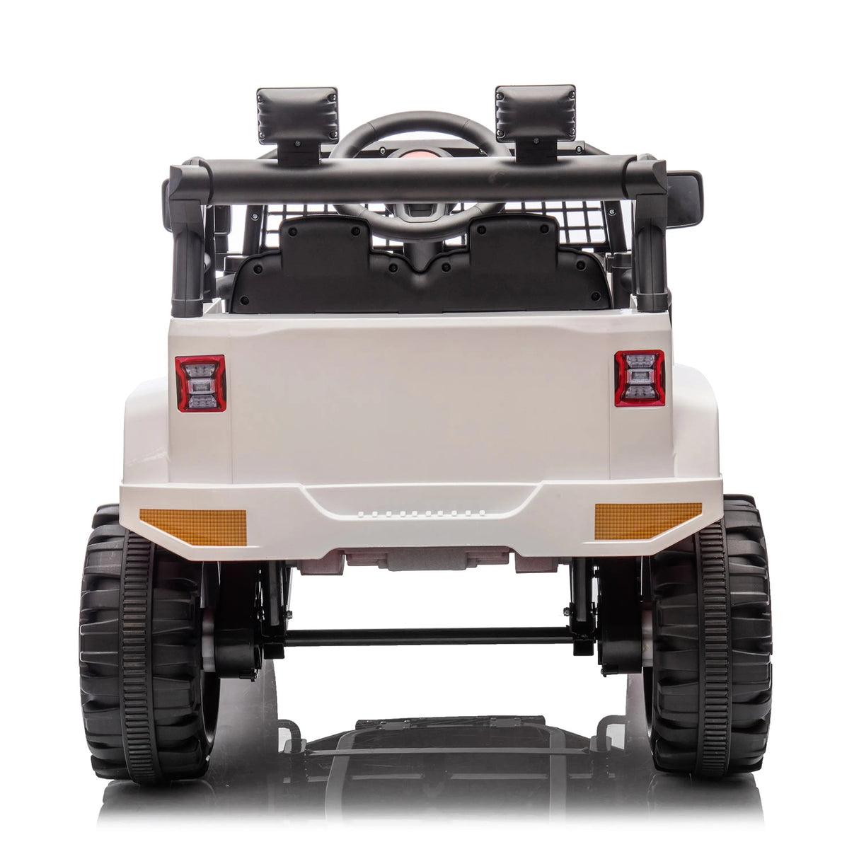 12V Kids Ranger 4X4 Ride-On Jeep-Style Truck with EVA Tires, LED Lights, Music, Remote