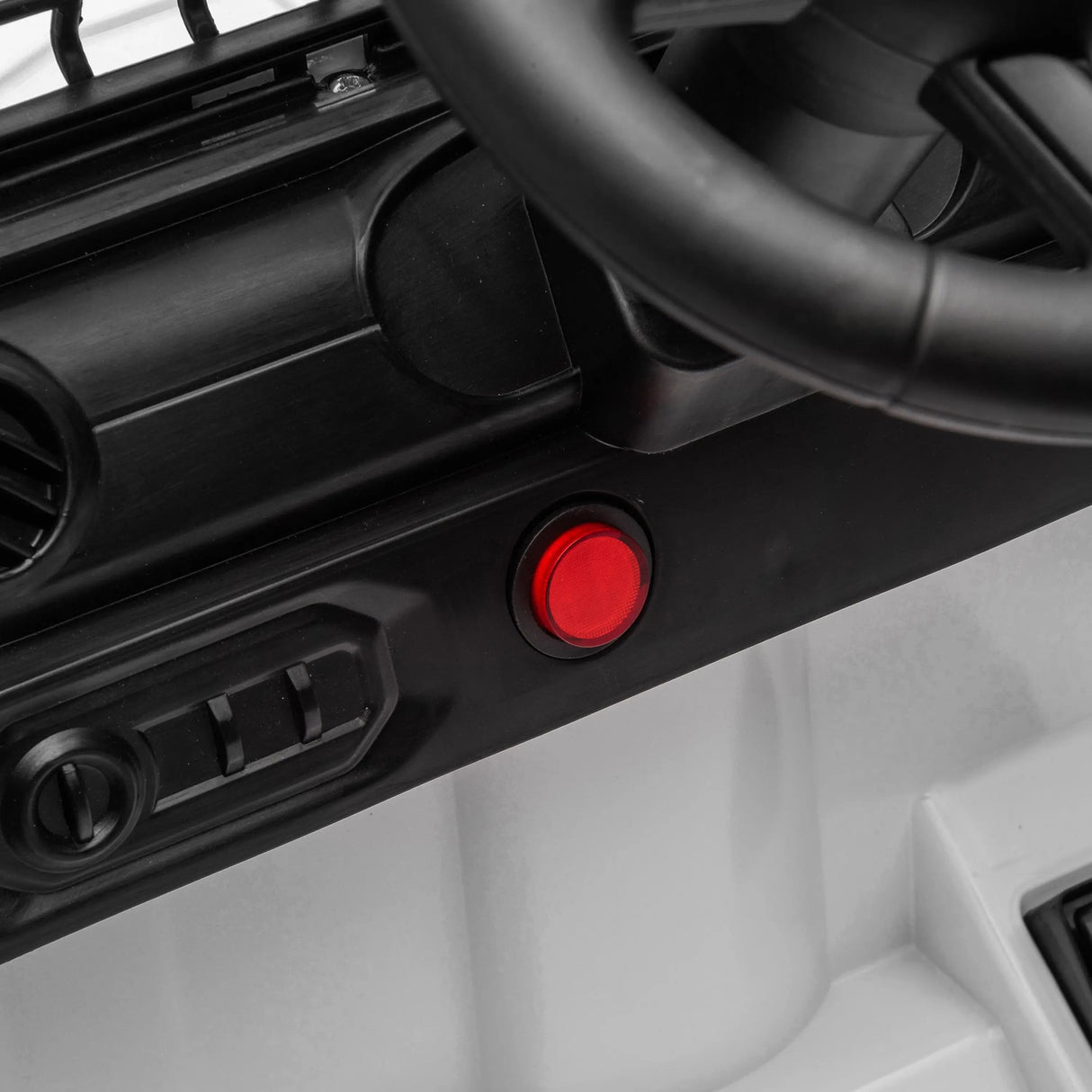 12V Kids Ranger 4X4 Ride-On Jeep-Style Truck with EVA Tires, LED Lights, Music, Remote