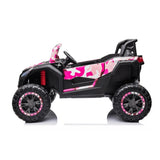 24V Dune Buggy Buccaneer 2-Seater 4X4 Ride-On UTV with EVA Tires, LED Lights, Music, Remote