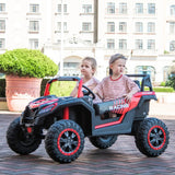 24V Dune Buggy Buccaneer 2-Seater 4X4 Ride-On UTV with EVA Tires, LED Lights, Music, Remote