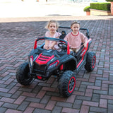 24V Dune Buggy Buccaneer 2-Seater 4X4 Ride-On UTV with EVA Tires, LED Lights, Music, Remote